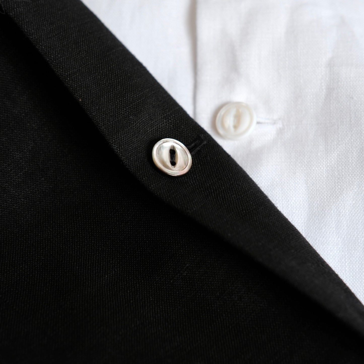Leather Healer Linen S/S Open Collar Shirt