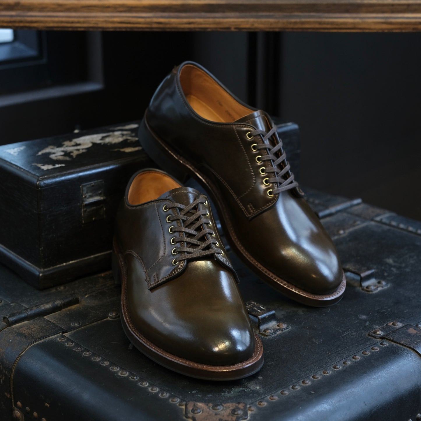 WHEEL ROBE Shell Cordovan Service Shoe