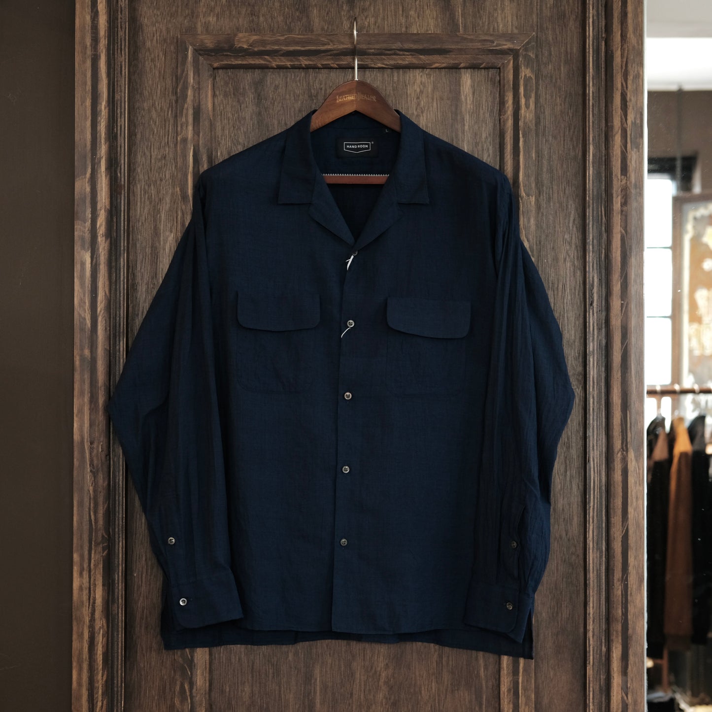 HAND ROOM Khadi Double Patched Shirt
