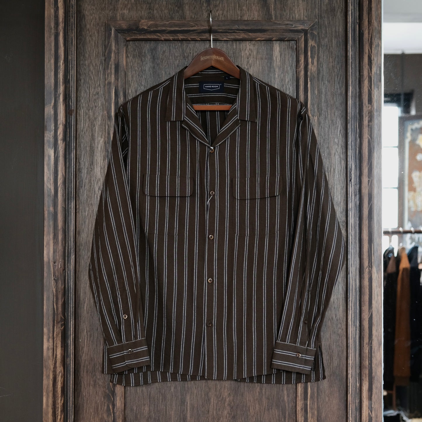 HAND ROOM Khadi Double Patched Shirt