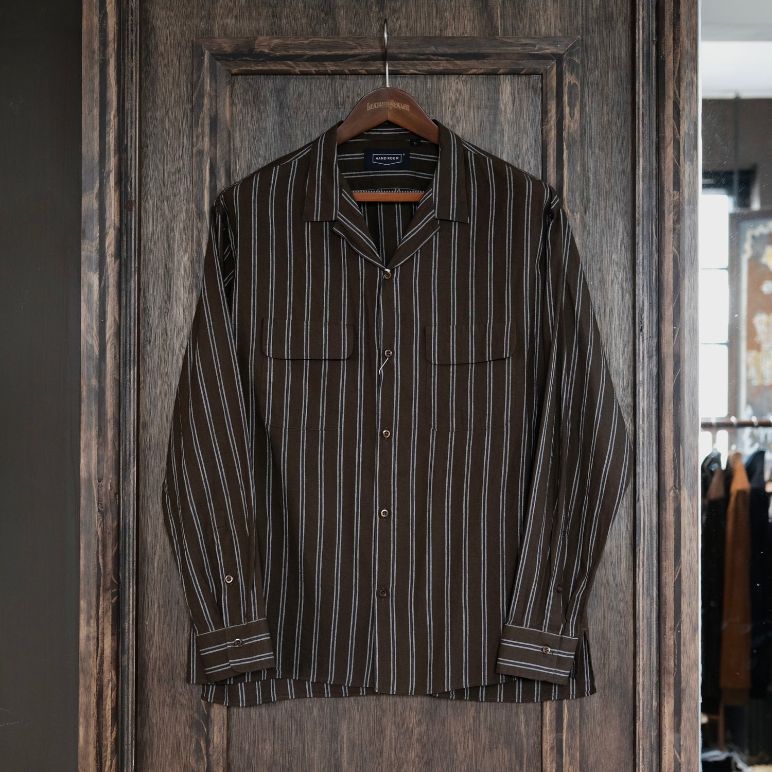 HAND ROOM Khadi Double Patched Shirt