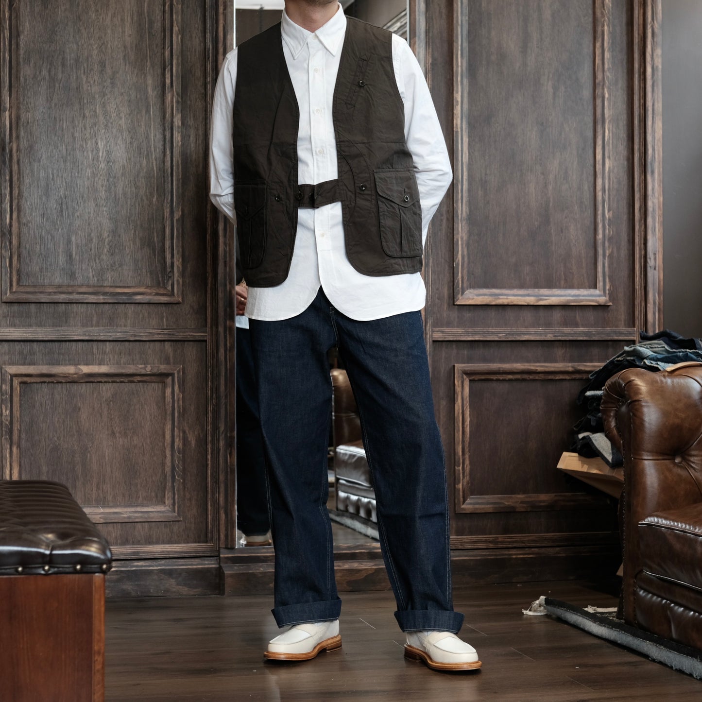 FULL COUNT U.S. Army Chino M-41 Denim