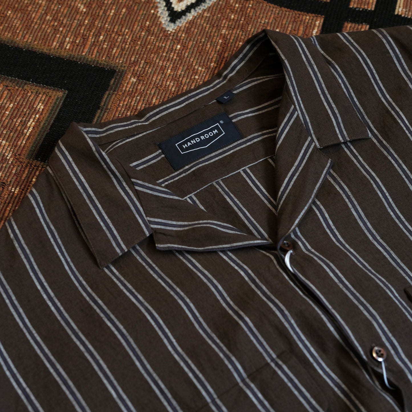HAND ROOM Khadi Double Patched Shirt