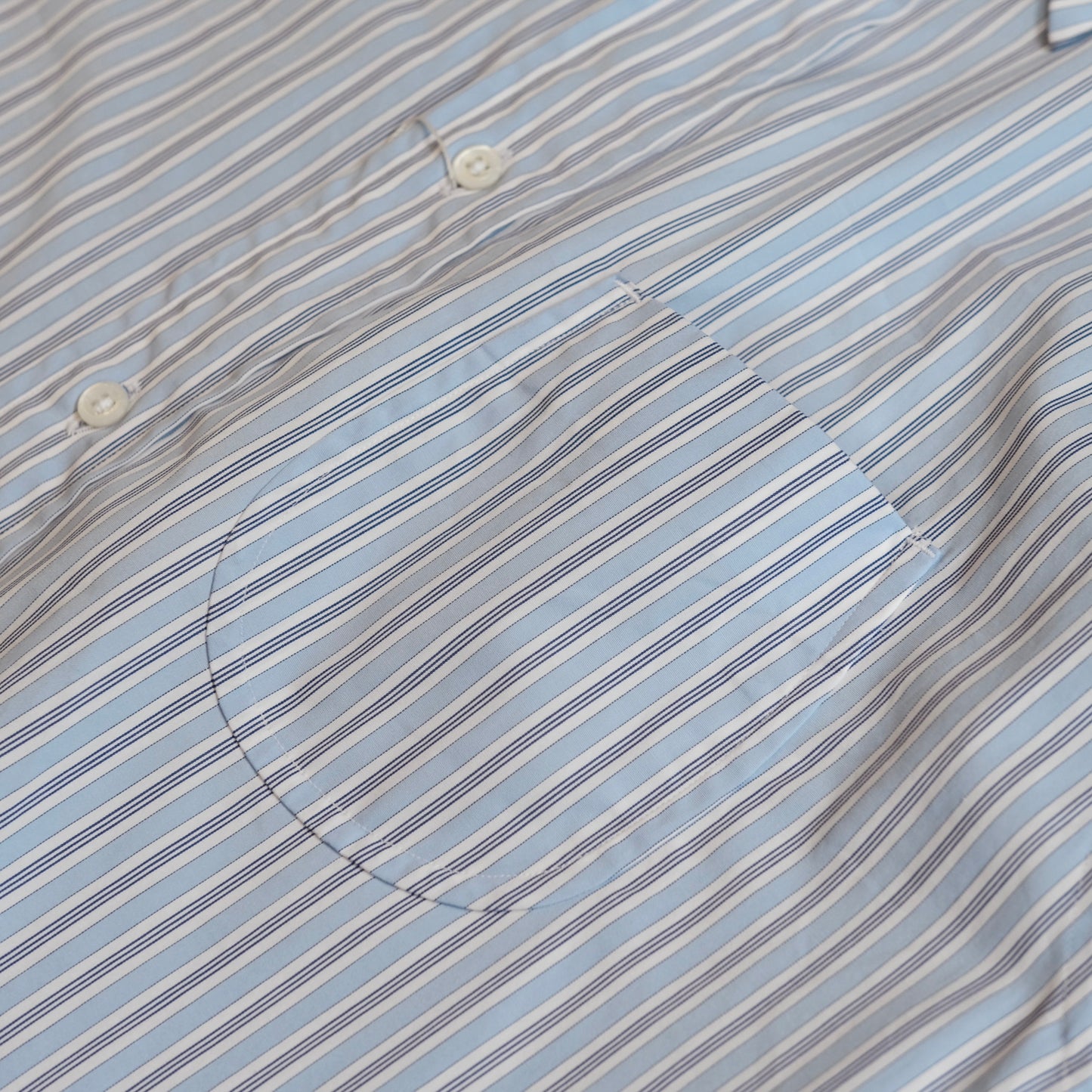 HAND ROOM Broad Stripe Button Down Shirt