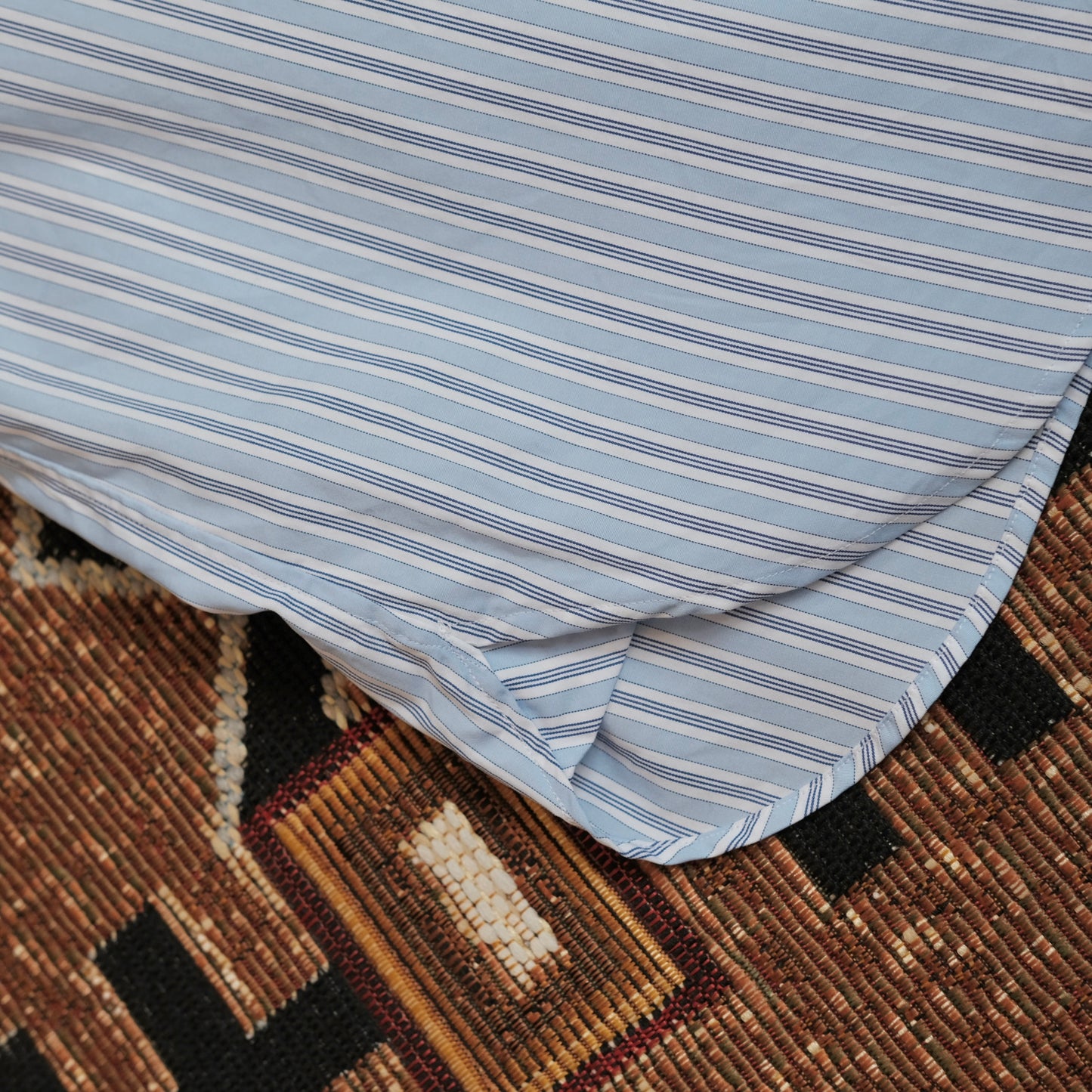 HAND ROOM Broad Stripe Button Down Shirt