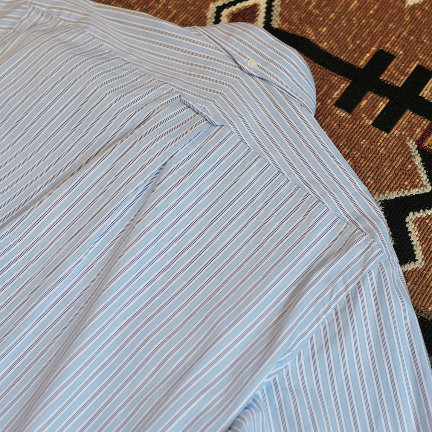 HAND ROOM Broad Stripe Button Down Shirt