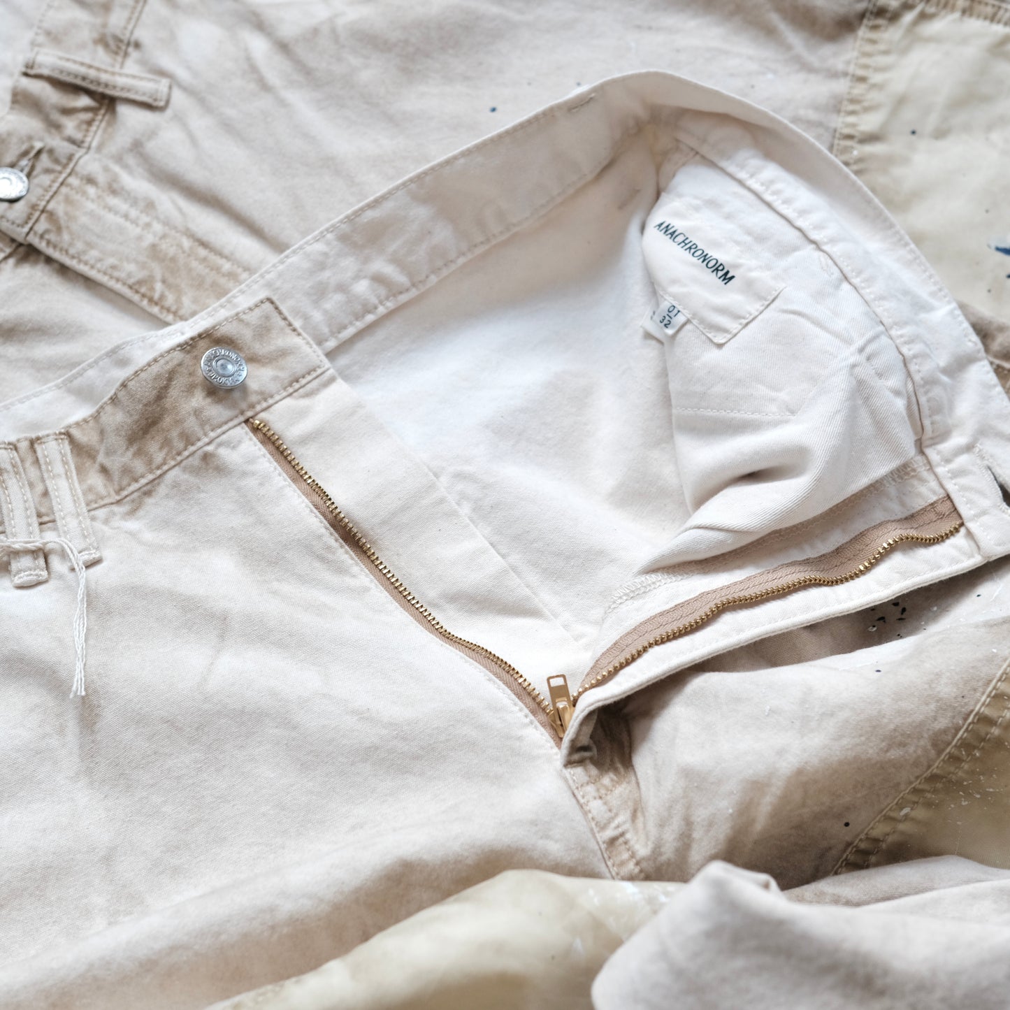 ANACHRONORM Nylon Patch Kinari Double Knee Painter Pants