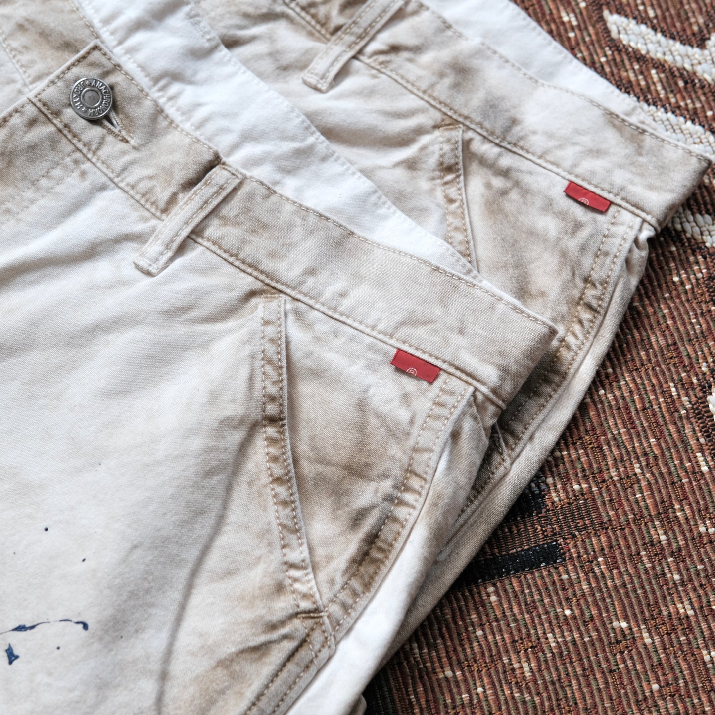 ANACHRONORM Nylon Patch Kinari Double Knee Painter Pants