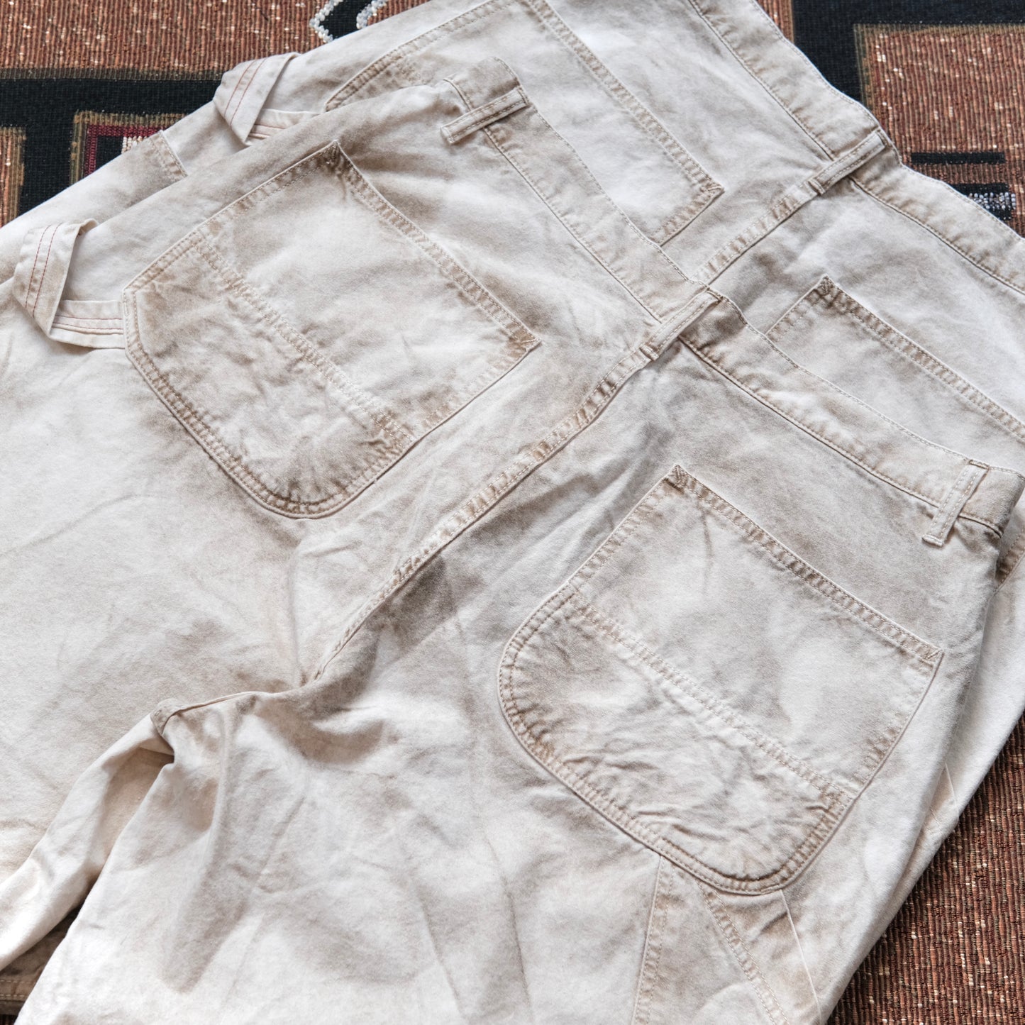 ANACHRONORM Nylon Patch Kinari Double Knee Painter Pants