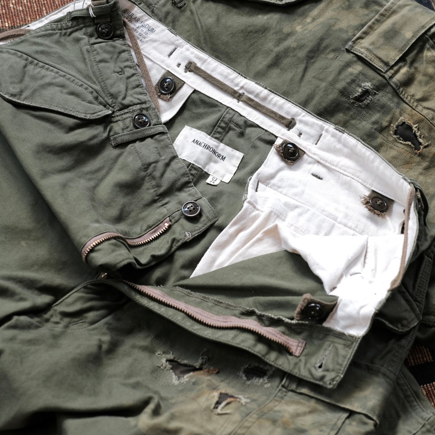 ANACHRONORM M-51 Damaged Field Cargo Pants