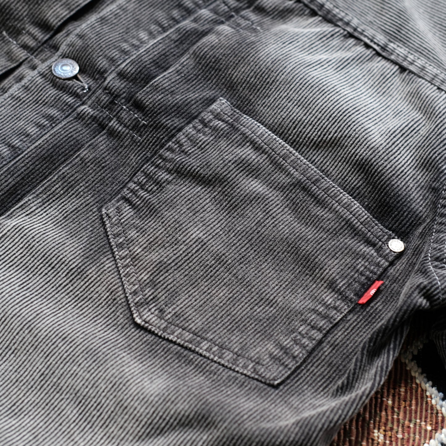 ANACHRONORM Sulfur Dyed Corduroy Front Tuck Jacket