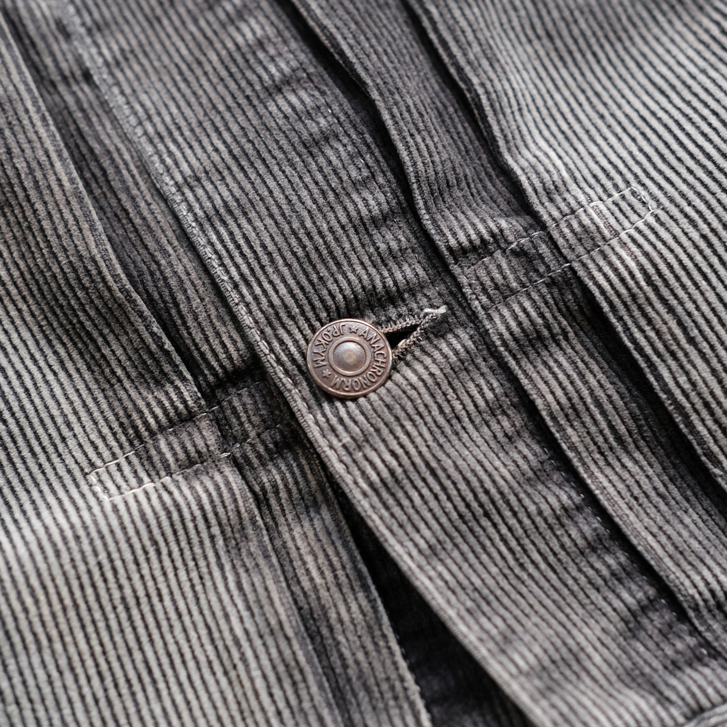 ANACHRONORM Sulfur Dyed Corduroy Front Tuck Jacket