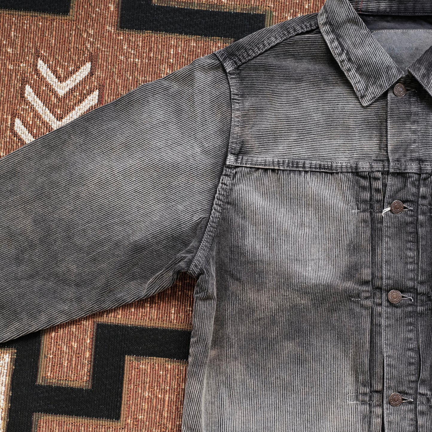 ANACHRONORM Sulfur Dyed Corduroy Front Tuck Jacket