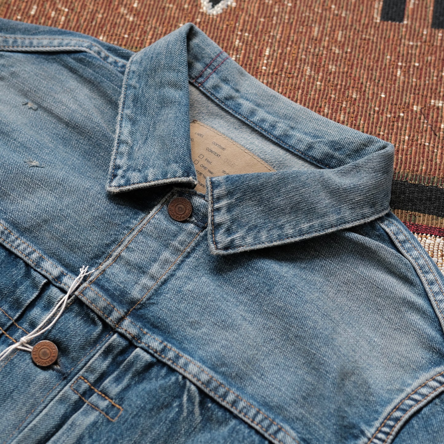 ANACHRONORM Front Tuck Denim Jacket (Remake)