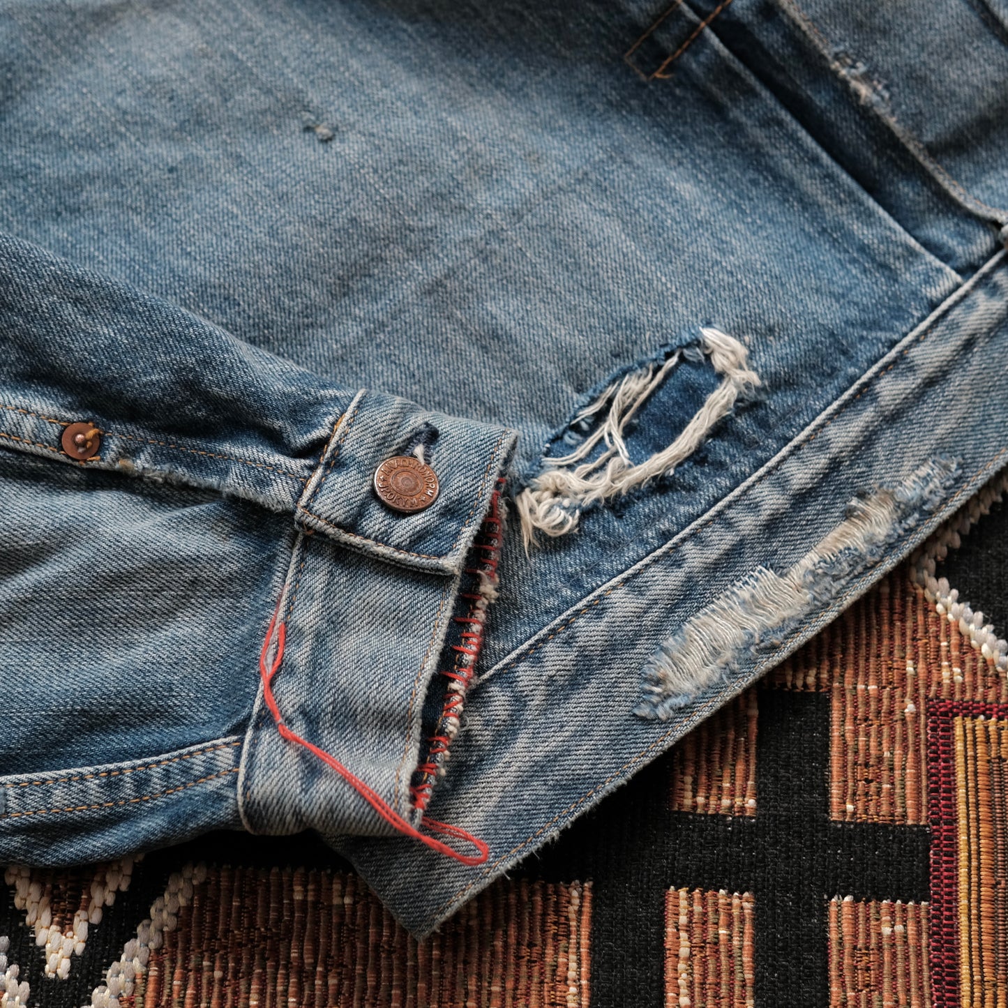 ANACHRONORM Front Tuck Denim Jacket (Remake)