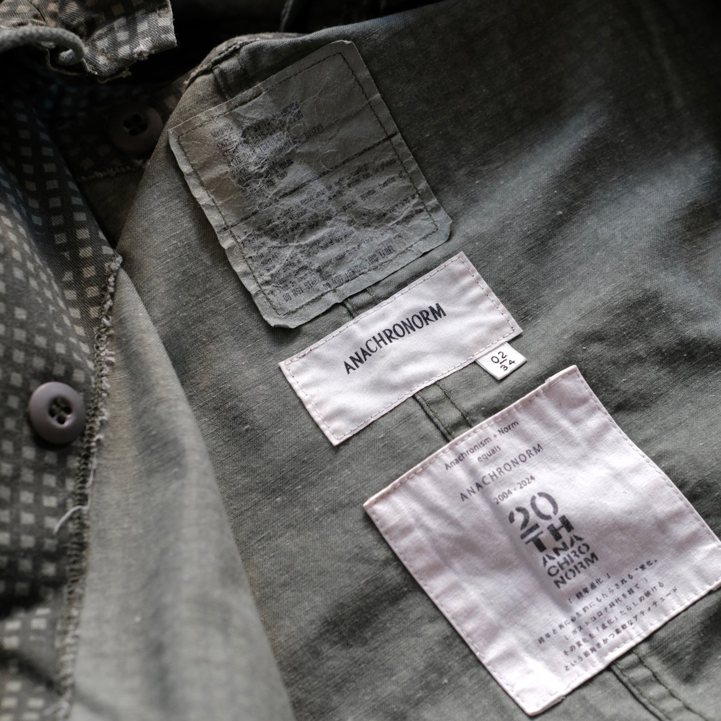 ANACHRONORM Remaked Desert Night Camouflage Coat