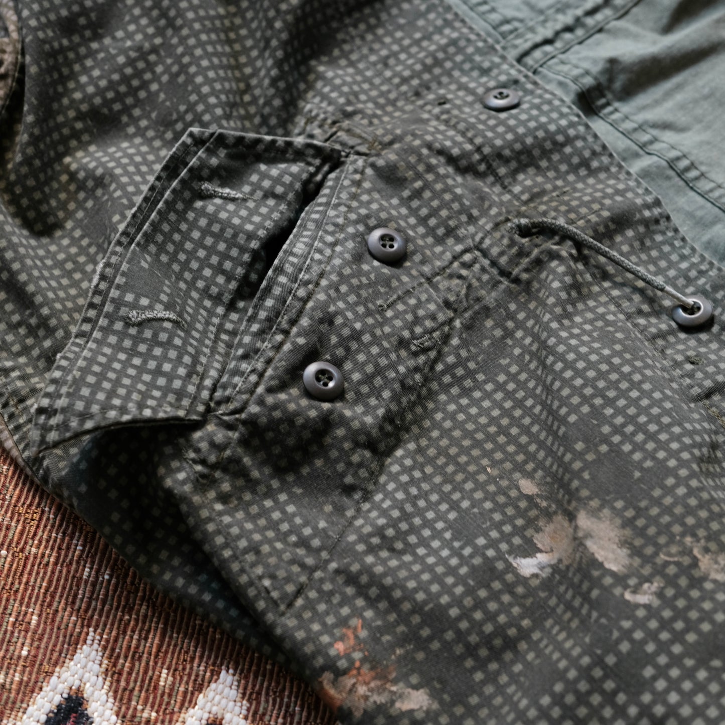 ANACHRONORM Remaked Desert Night Camouflage Coat