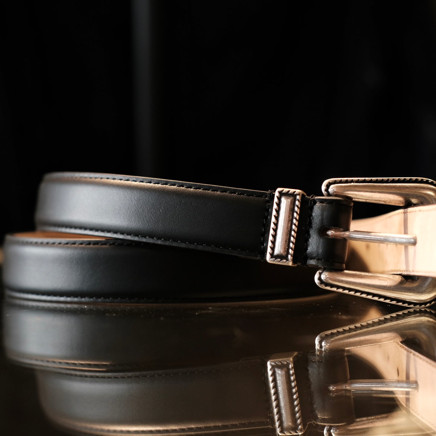 Adriano Meneghetti Ouray Low Calf Leather Belt