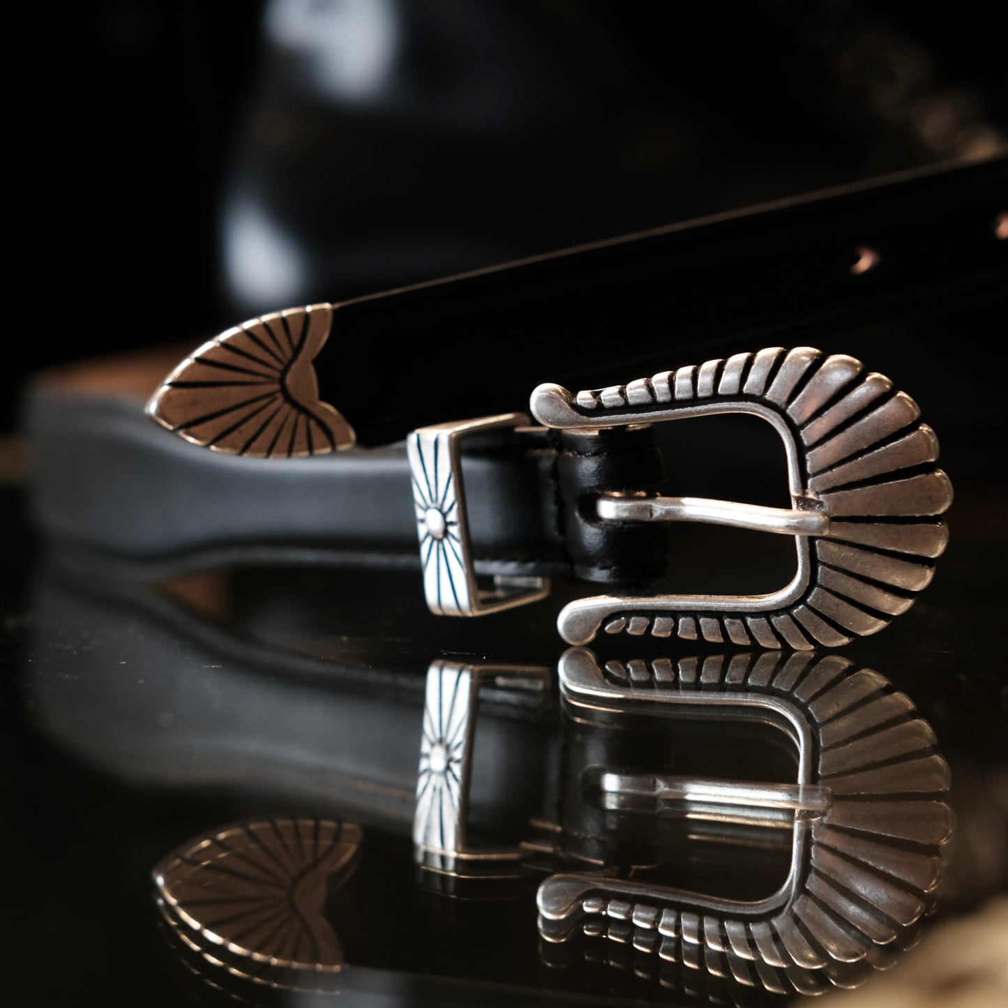 Adriano Meneghetti Cheyenne Calf Leather Belt