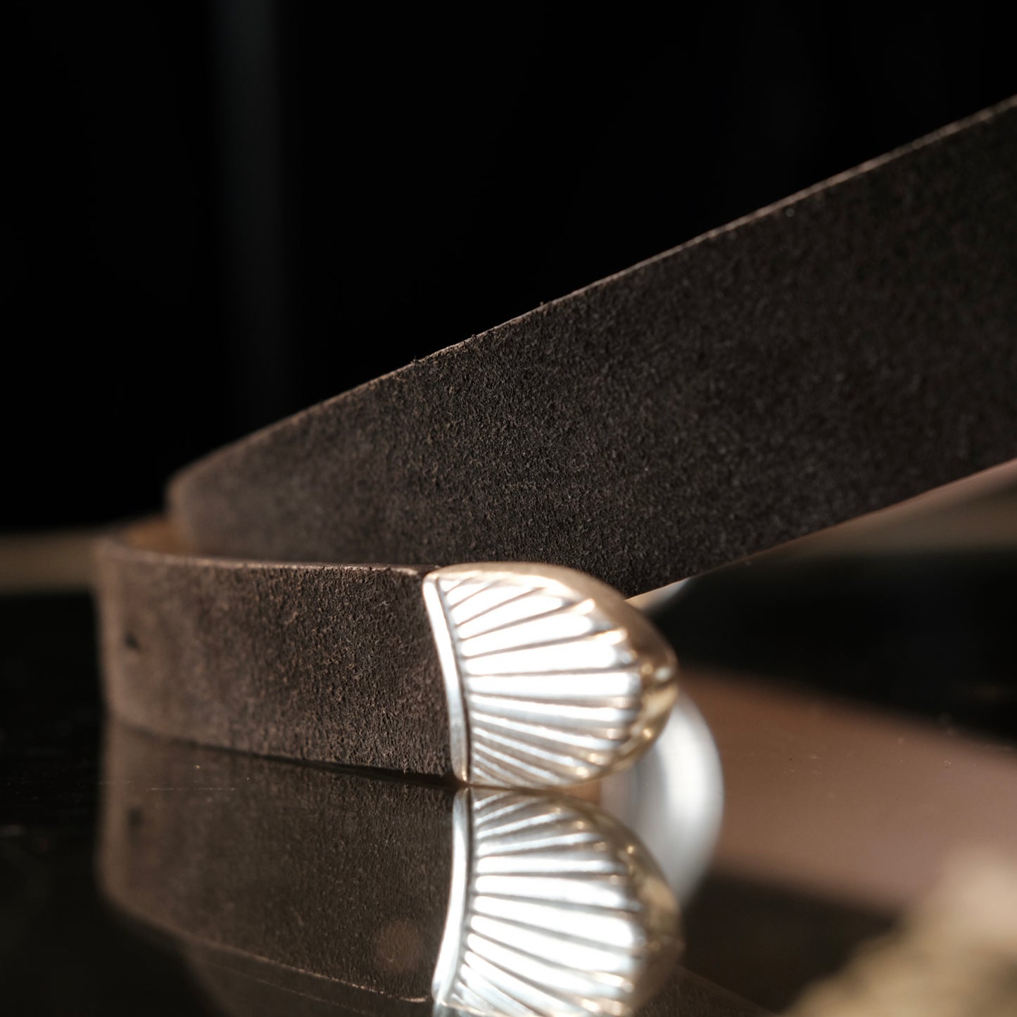 Adriano Meneghetti Josh Mid Suede Leather Belt