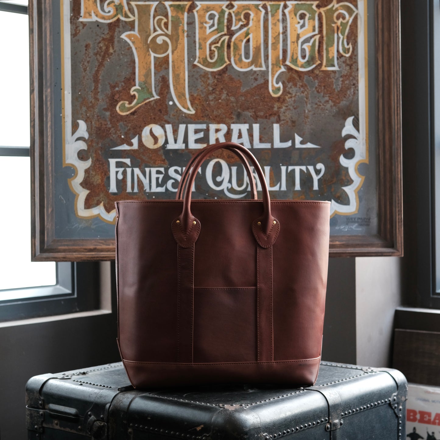 VASCO Leather Boat Tote Bag