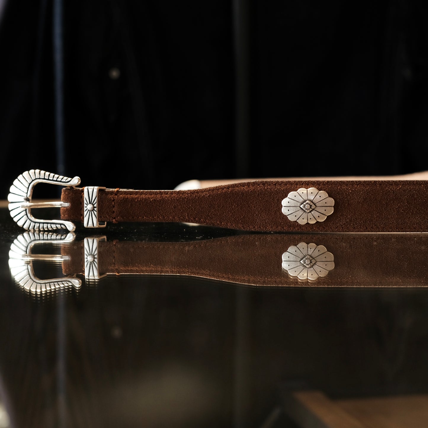 Adriano Meneghetti Apache Suede Leather Belt