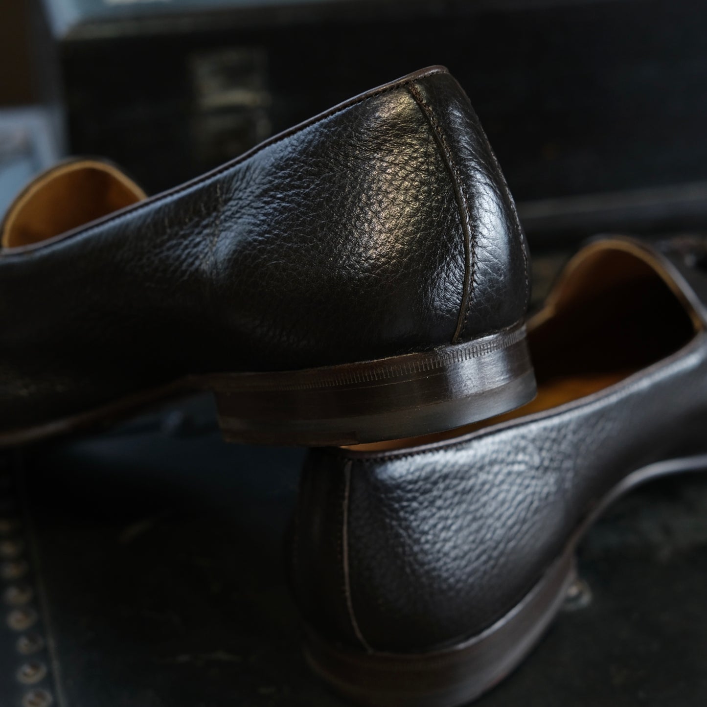 Berwick1707 Deerskin Belgian Tassel Loafer (4951)