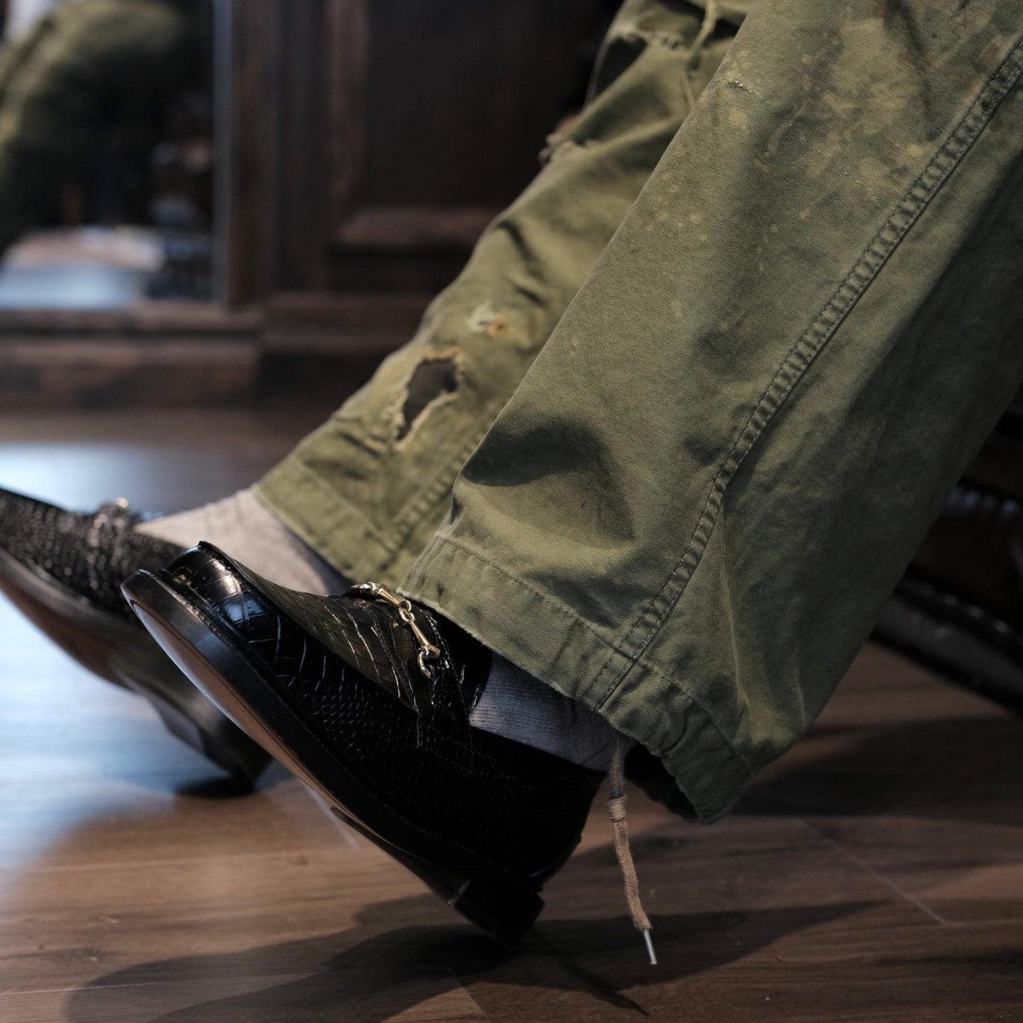 ANACHRONORM M-51 Damaged Field Cargo Pants