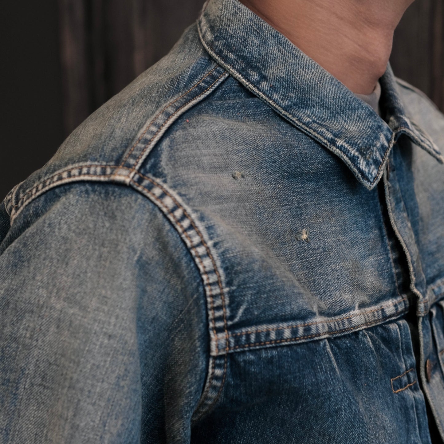 ANACHRONORM Front Tuck Denim Jacket (Remake)