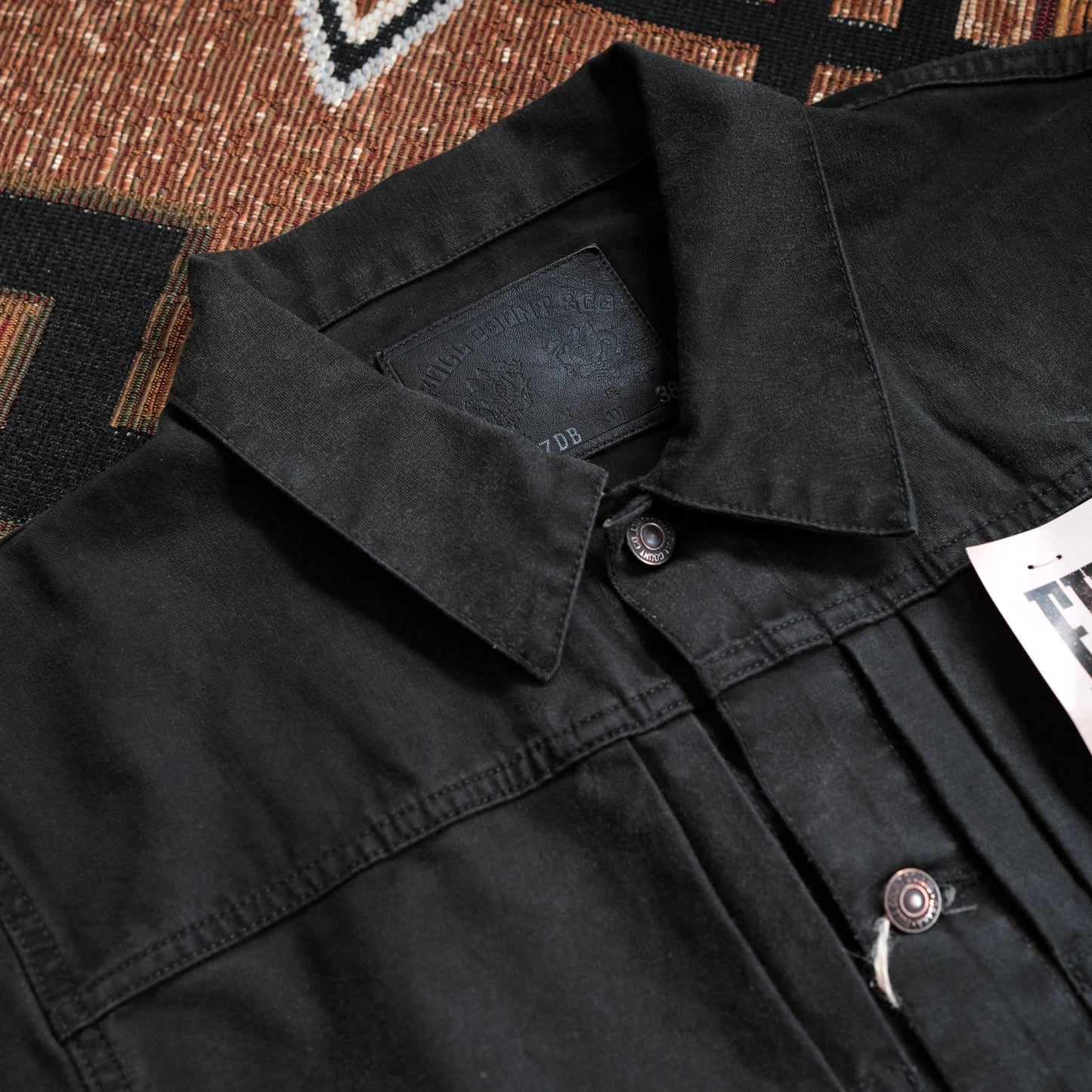 FULL COUNT Type 1 Black Dobby Cloth Jacket (2107)