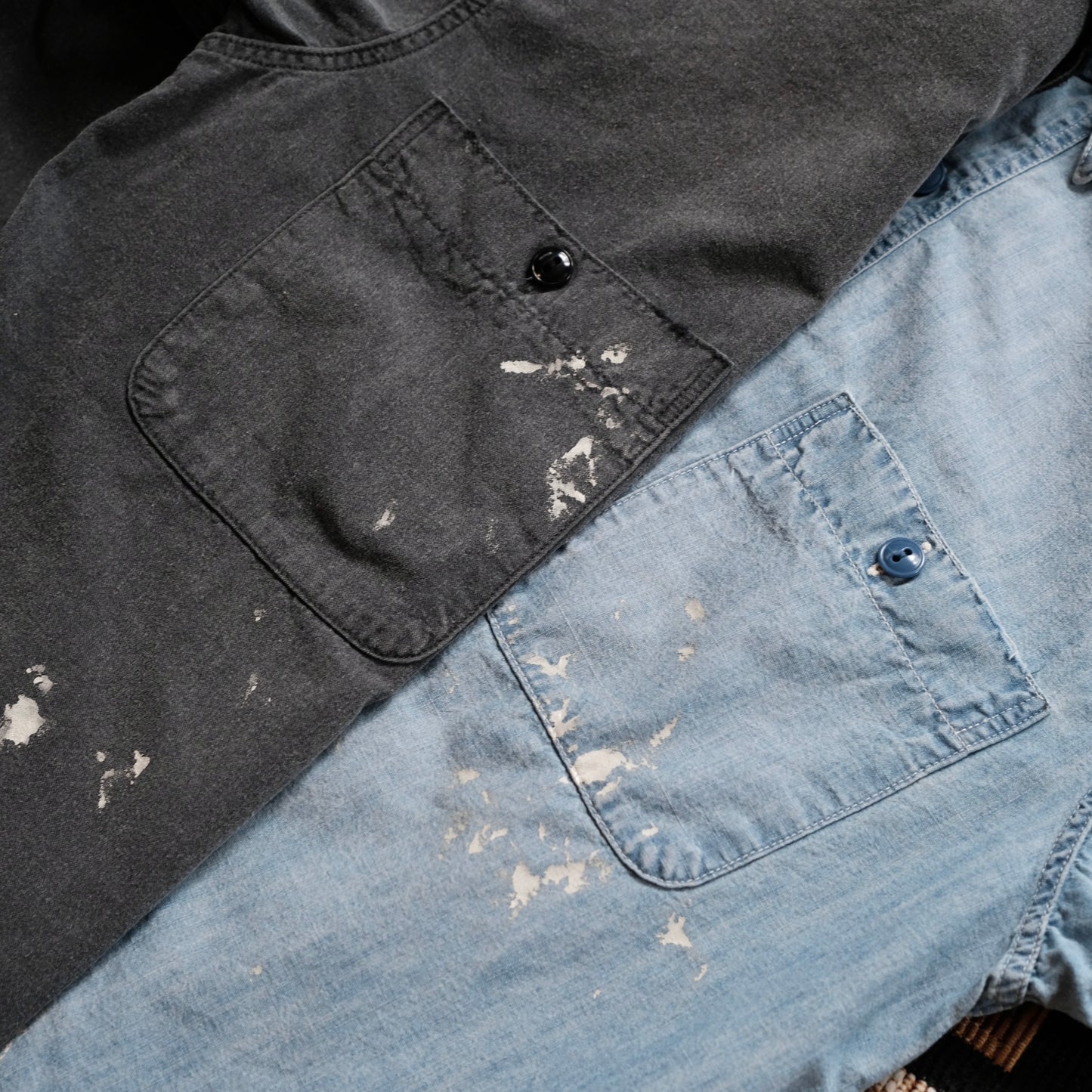 FULL COUNT Chambray Work Shirt (Aging)