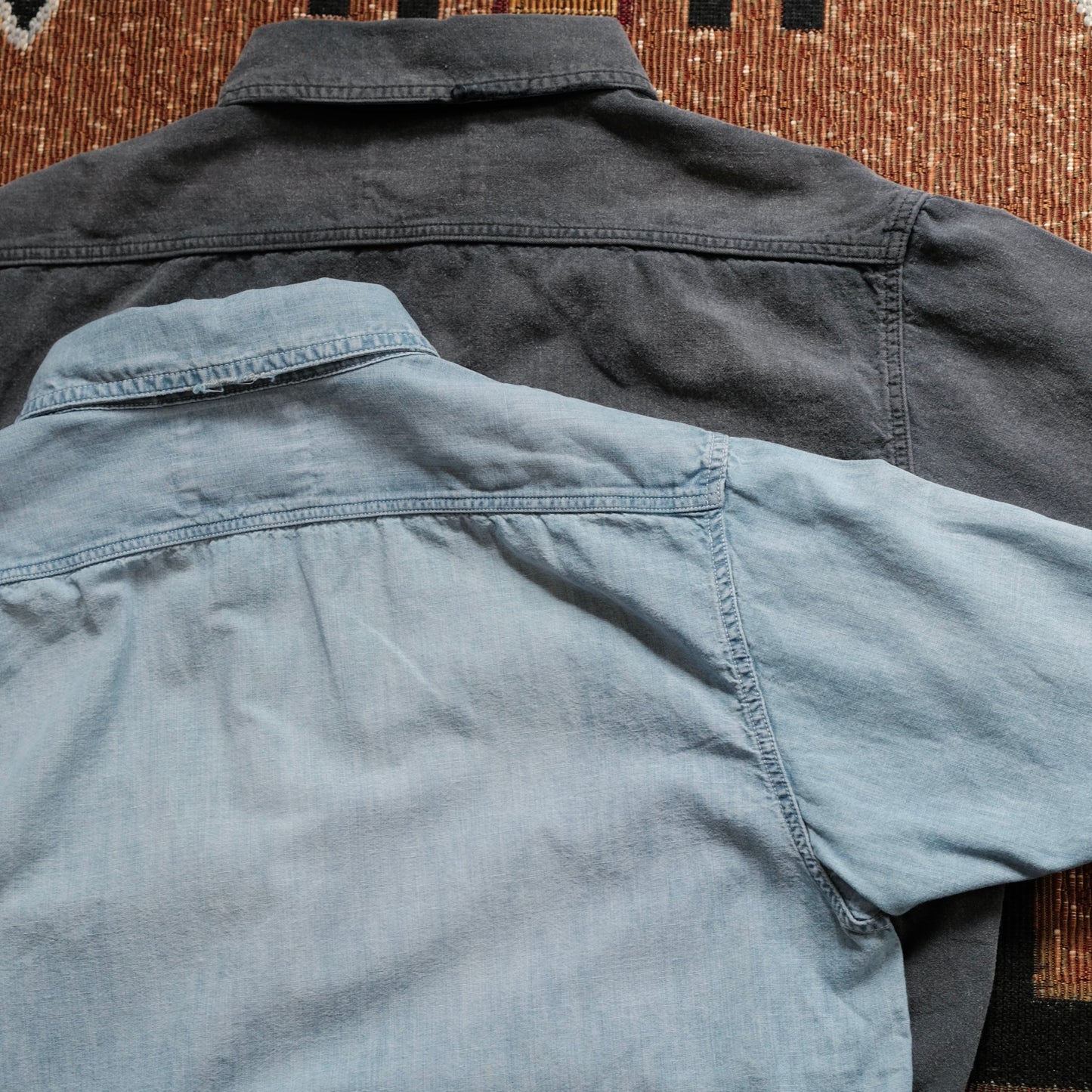 FULL COUNT Chambray Work Shirt (Aging)