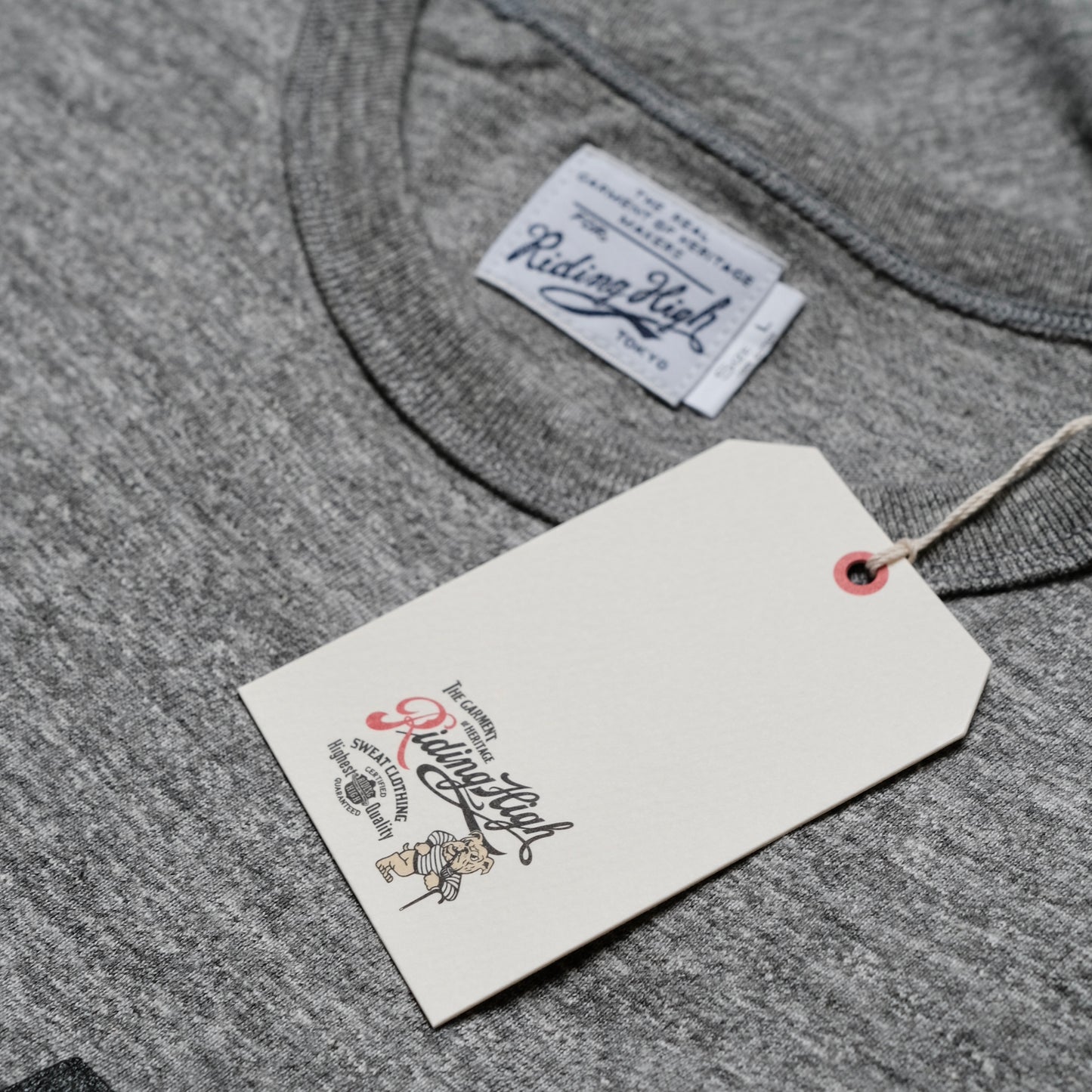 RIDING HIGH Custom Loopwheel S/S Print Tee (ARMY)