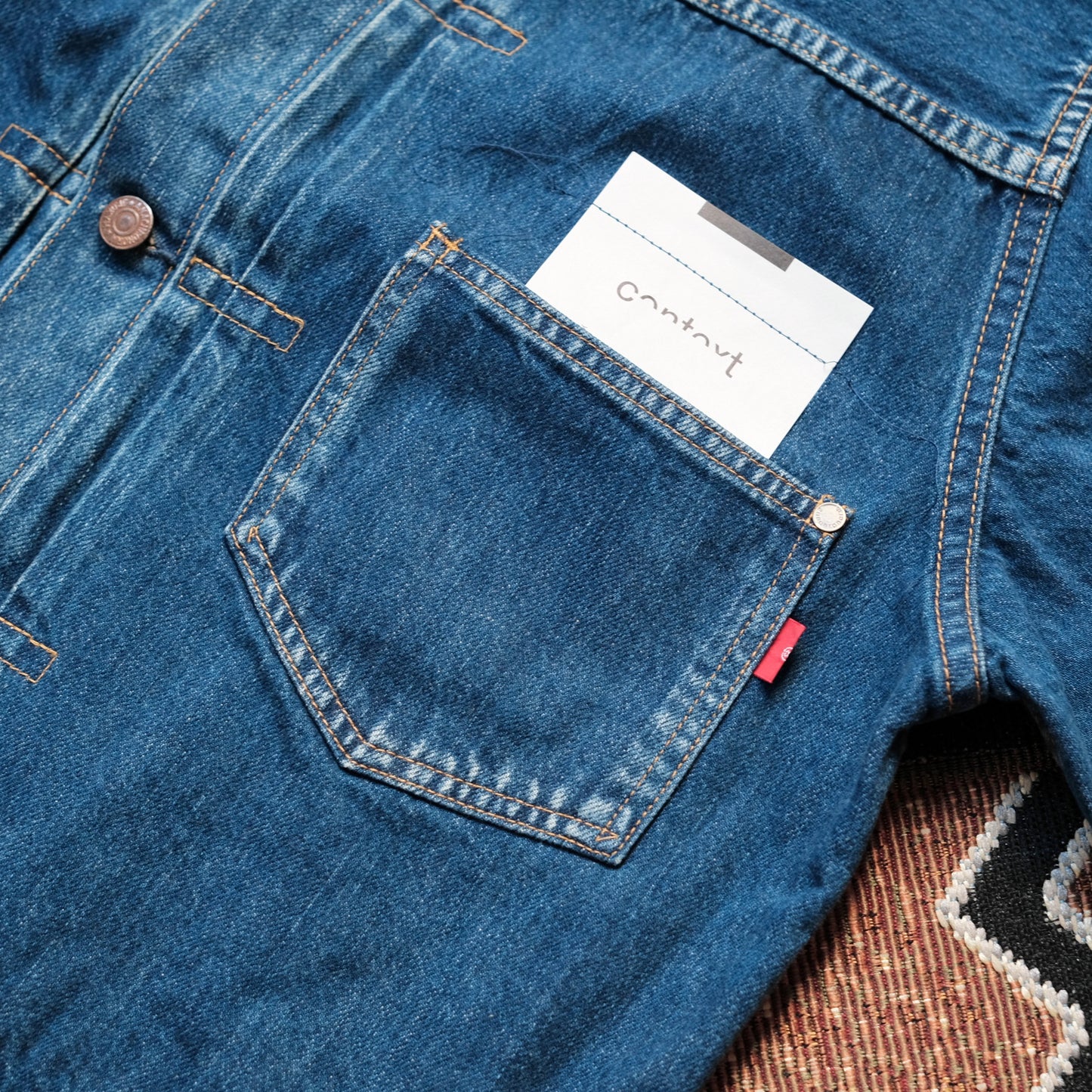 ANACHRONORM Front Tuck Denim Jacket (One Year Wash)