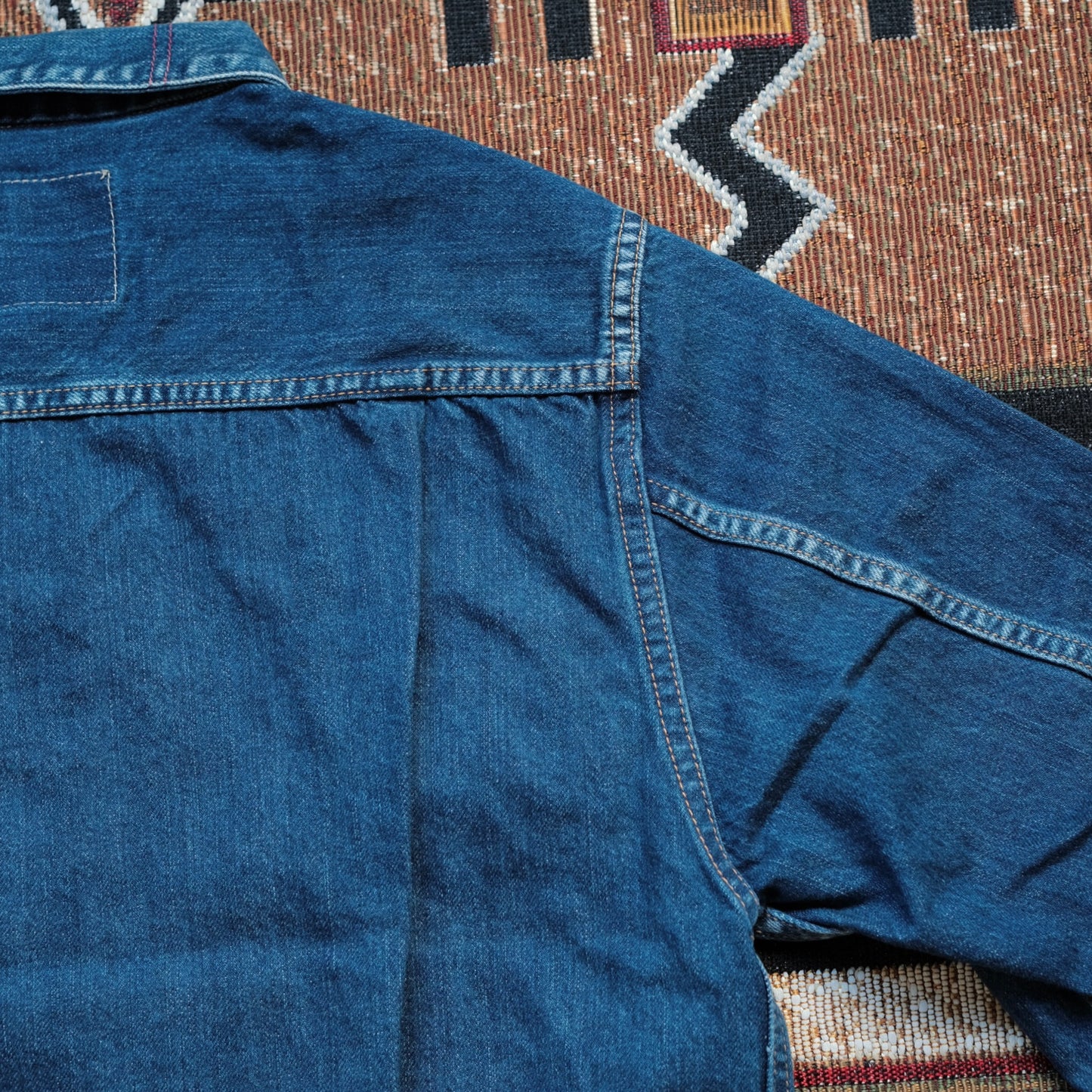 ANACHRONORM Front Tuck Denim Jacket (One Year Wash)