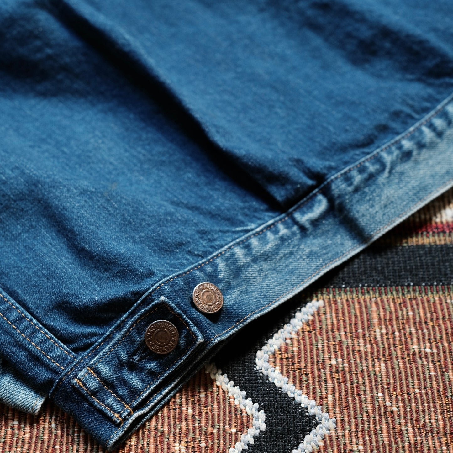 ANACHRONORM Front Tuck Denim Jacket (One Year Wash)