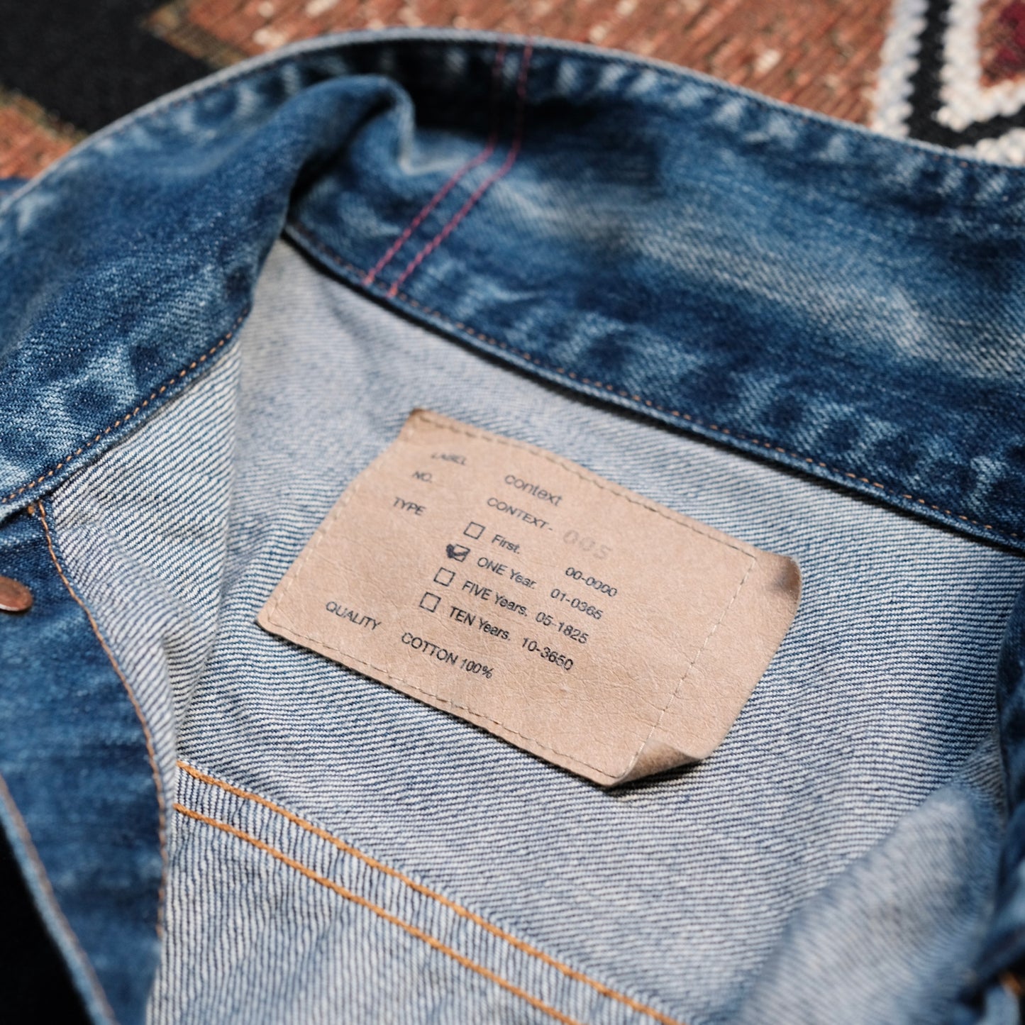 ANACHRONORM Front Tuck Denim Jacket (One Year Wash)