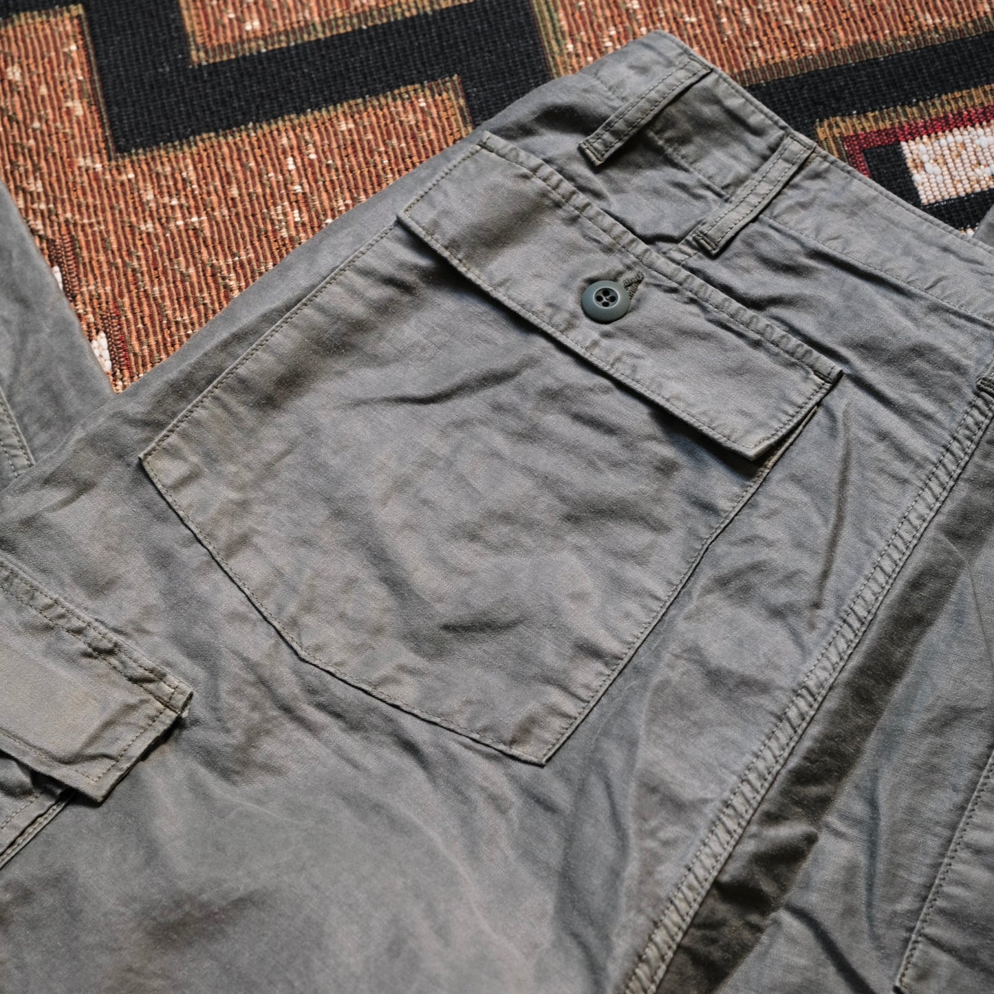 ANACHRONORM Linen Wide Baker 6P Pants