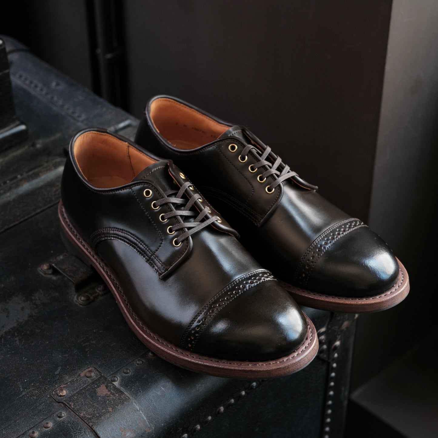WHEEL ROBE Shell Cordovan Military Shoe