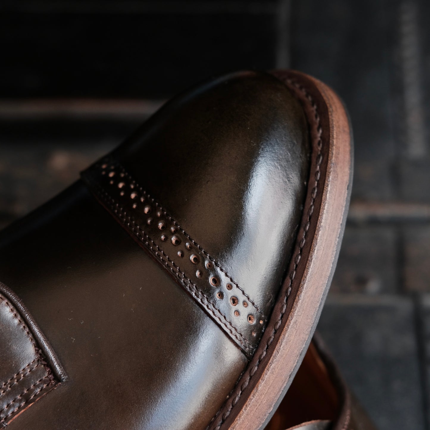 WHEEL ROBE Shell Cordovan Military Shoe