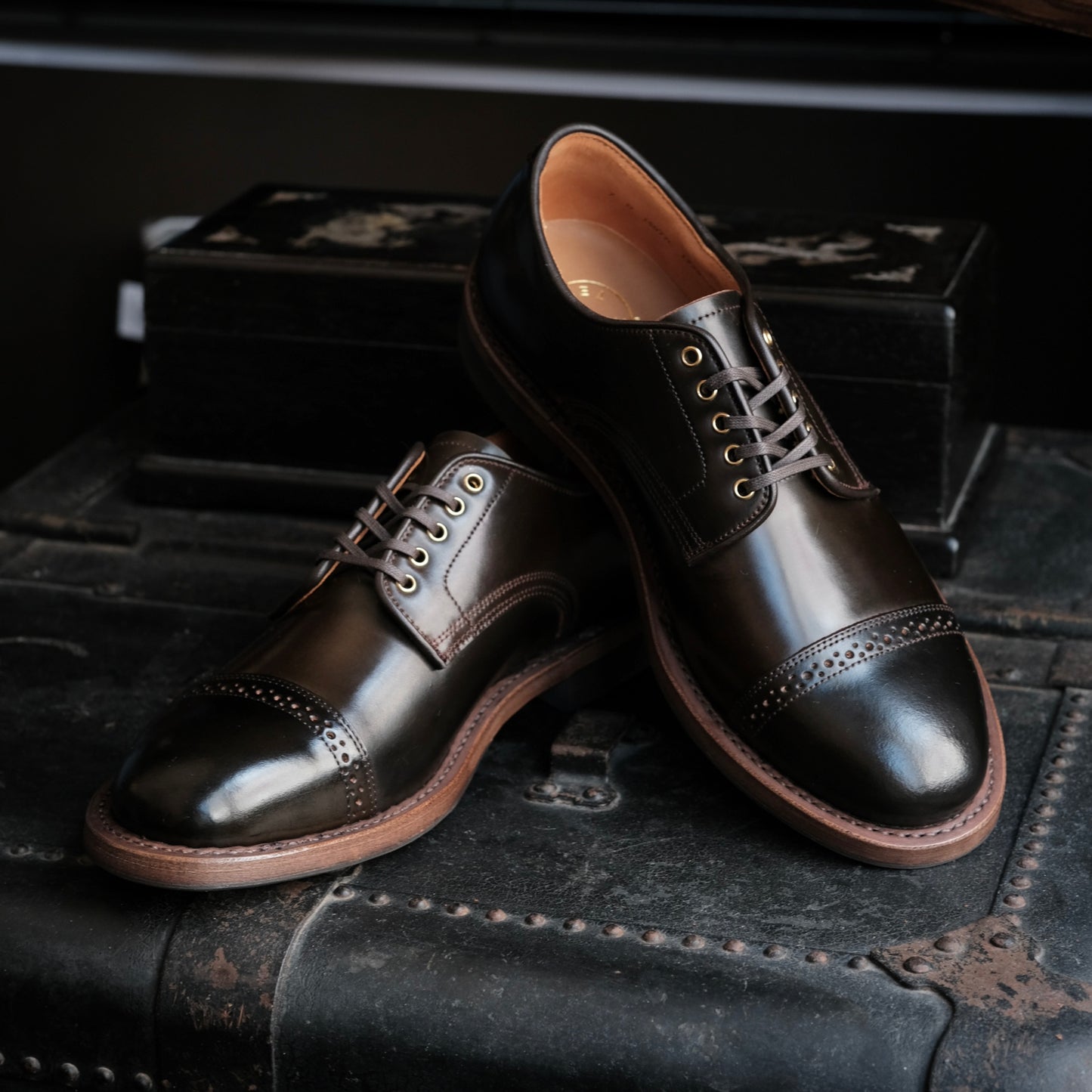WHEEL ROBE Shell Cordovan Military Shoe