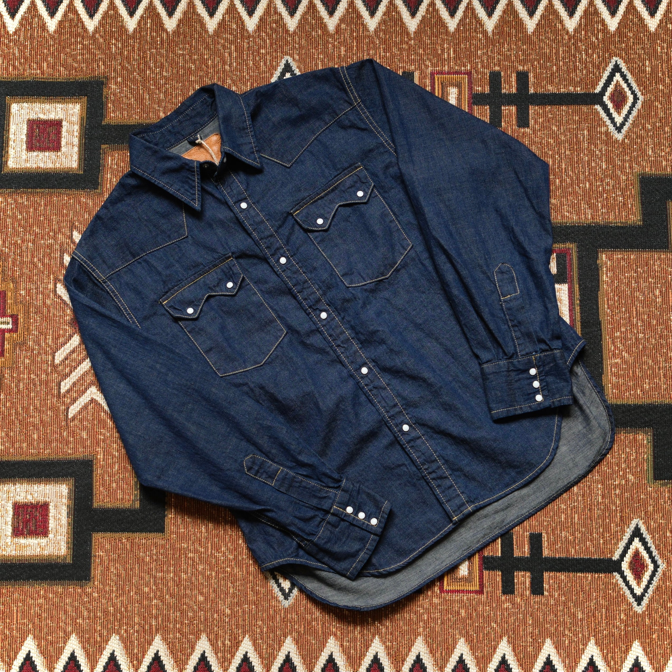 REMI RELIEF 8.5oz Denim Western Shirt – Leather Healer