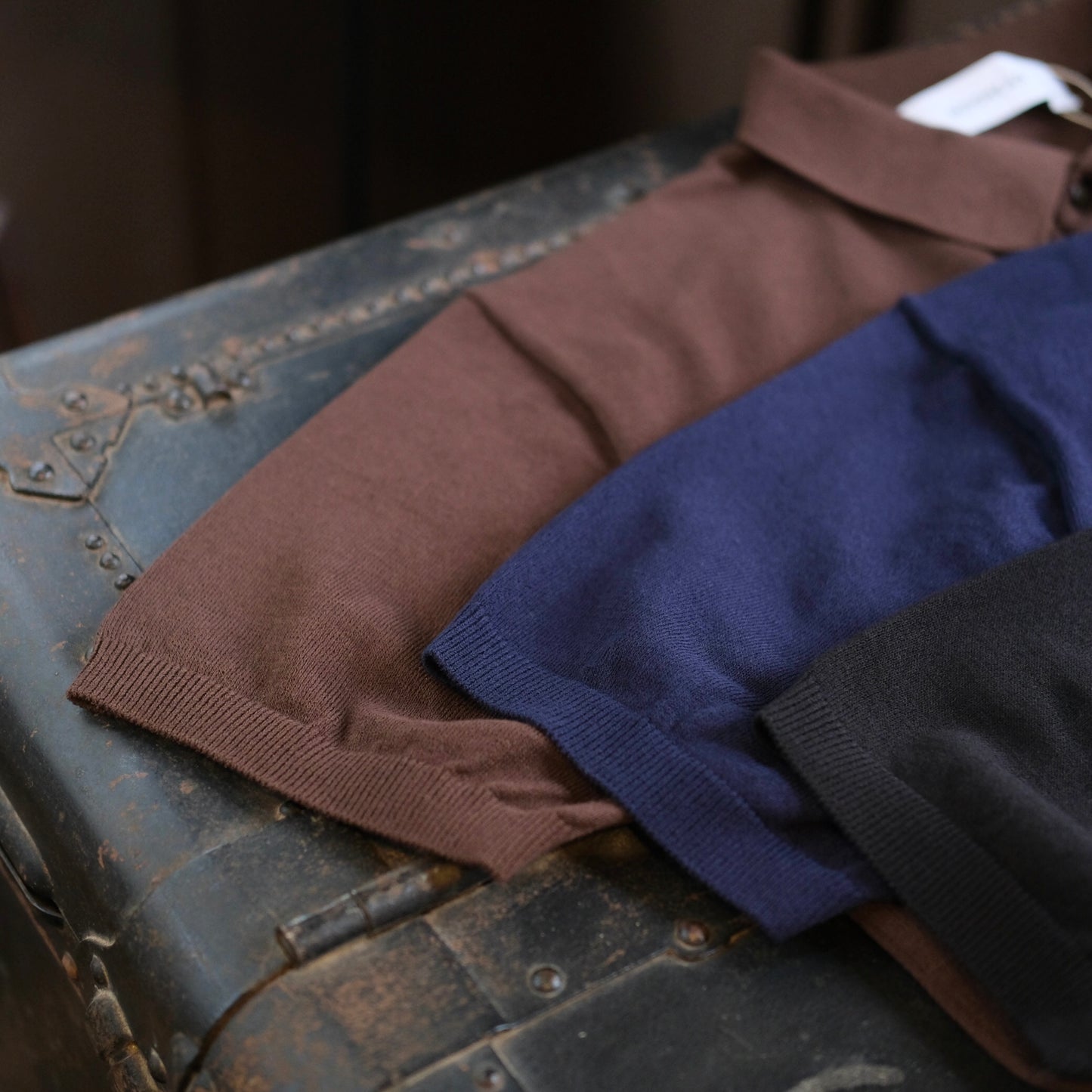MOONCASTLE Ice Cotton Polo Neck