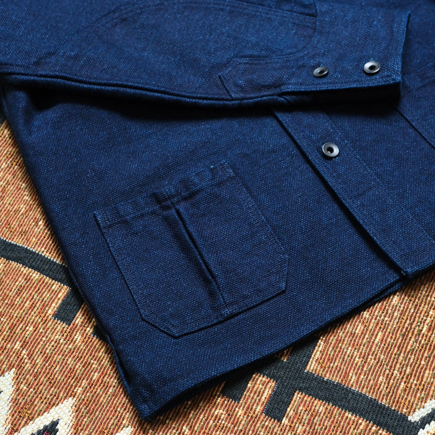 BLACK SIGN 1930s ''Sashiko" Indigo Pigpen Jacket