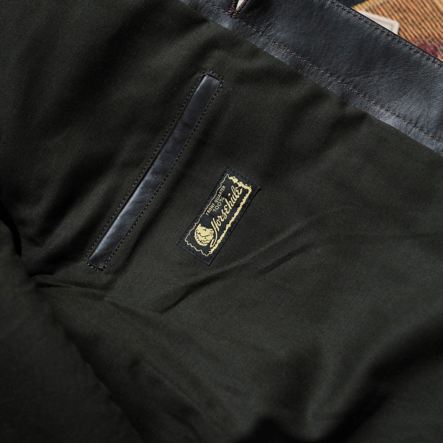 Y'2 LEATHER Eco Horse Tea-Core WWII Type Jean Jacket