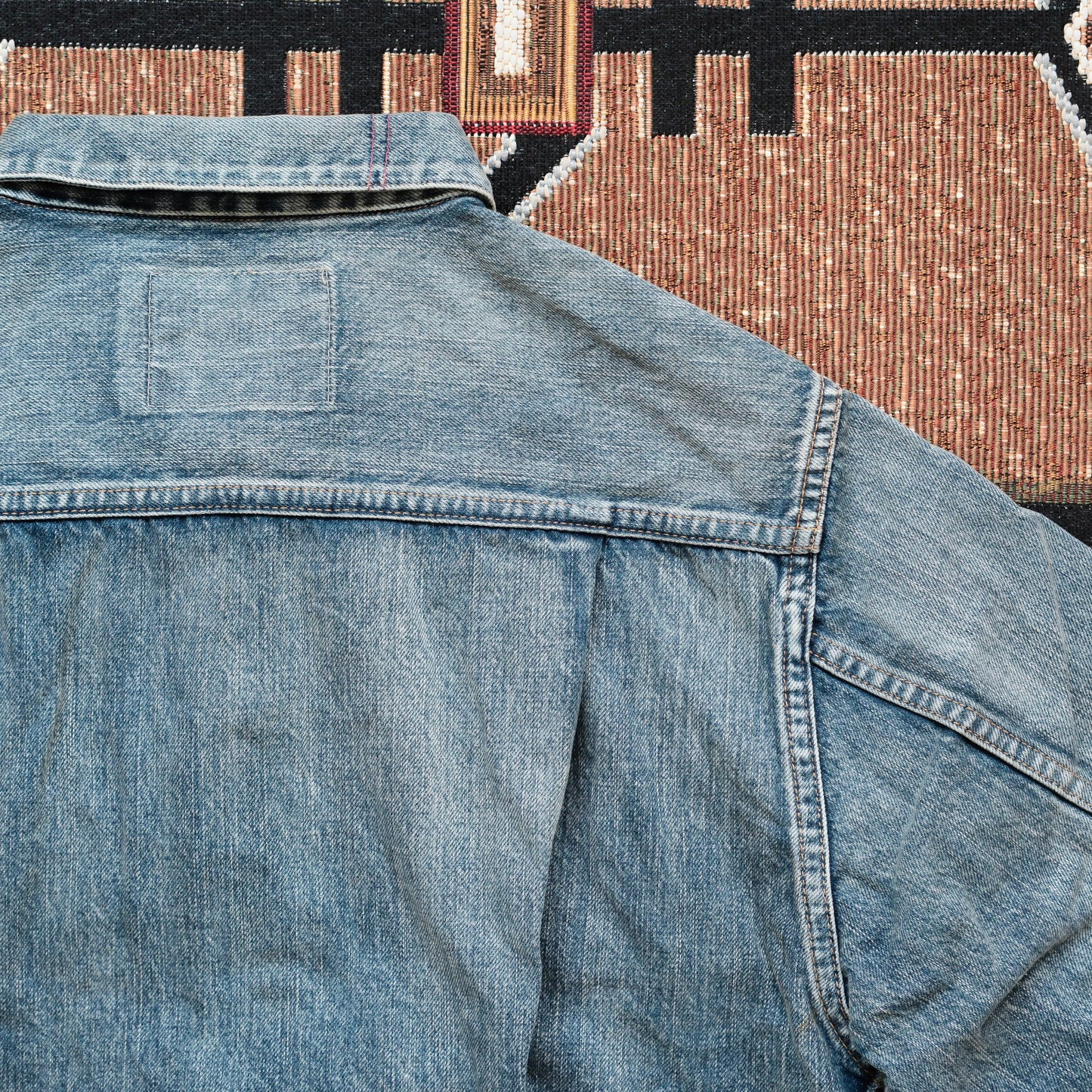 ANACHRONORM Front Tuck Denim Jacket (Five Years Wash)