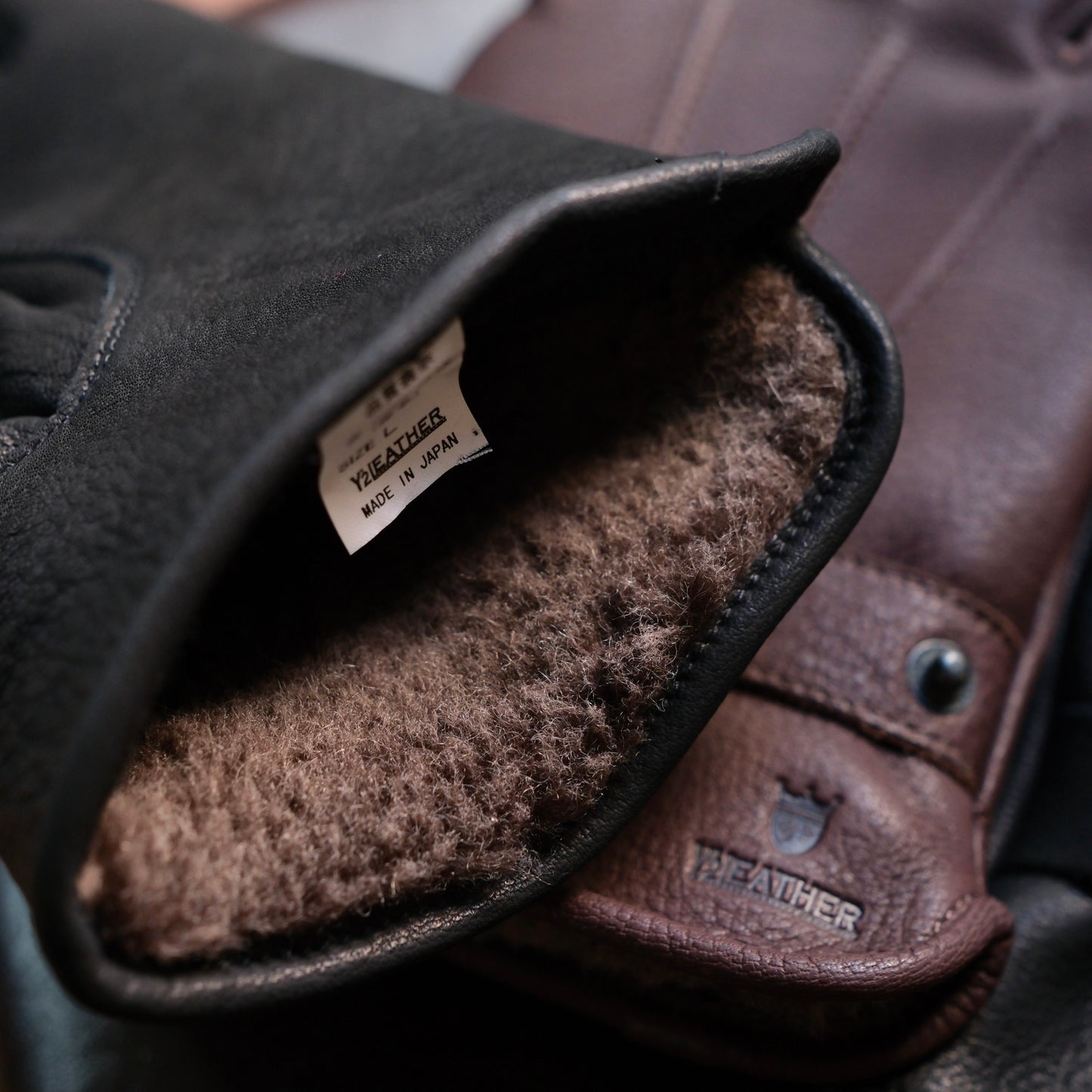 Y'2 LEATHER Deer Skin Long Gloves