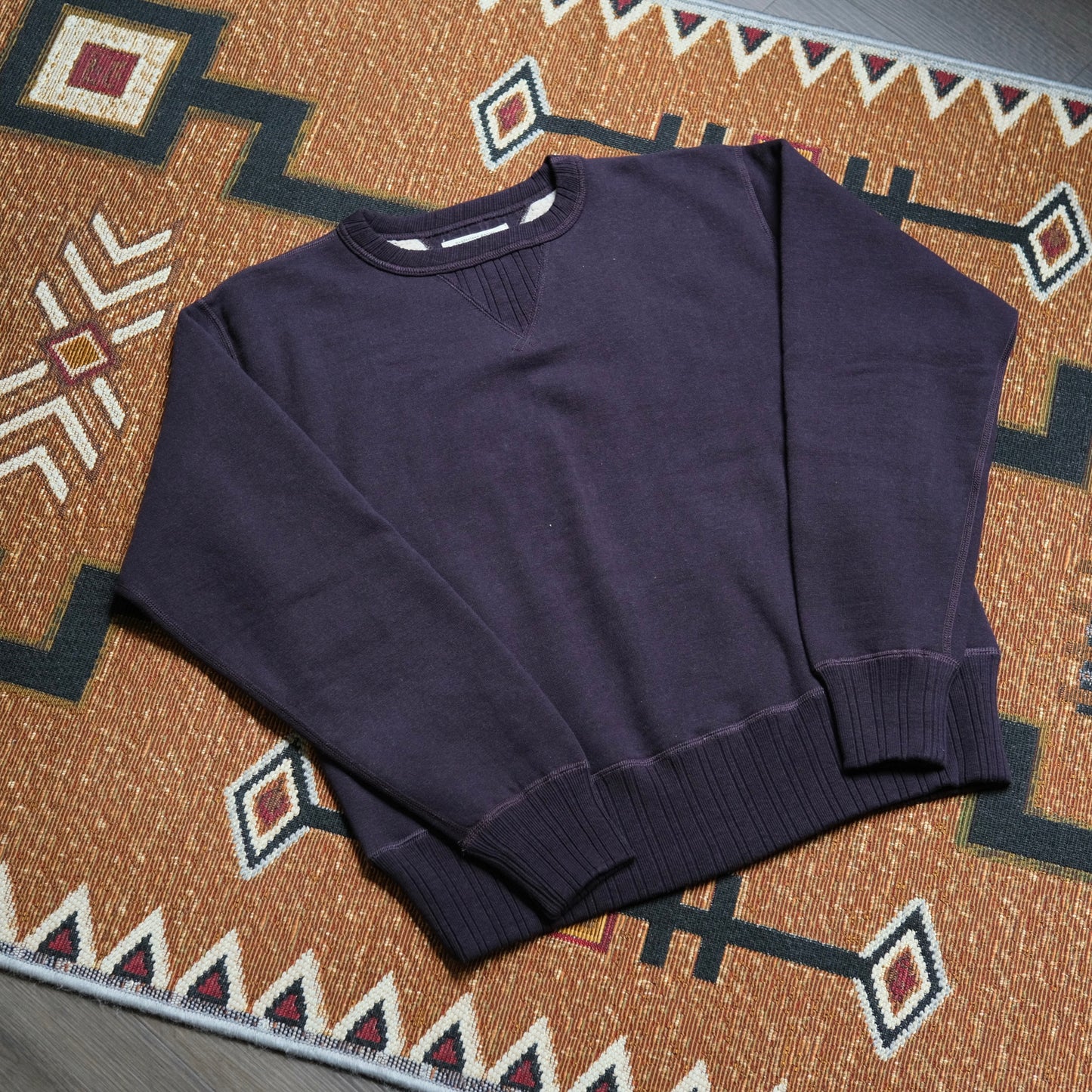 FULL COUNT Double V Set In Sleeve Mother Cotton