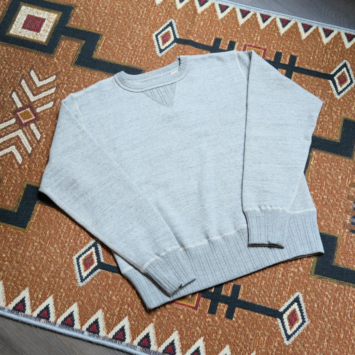 FULL COUNT Double V Set In Sleeve Mother Cotton
