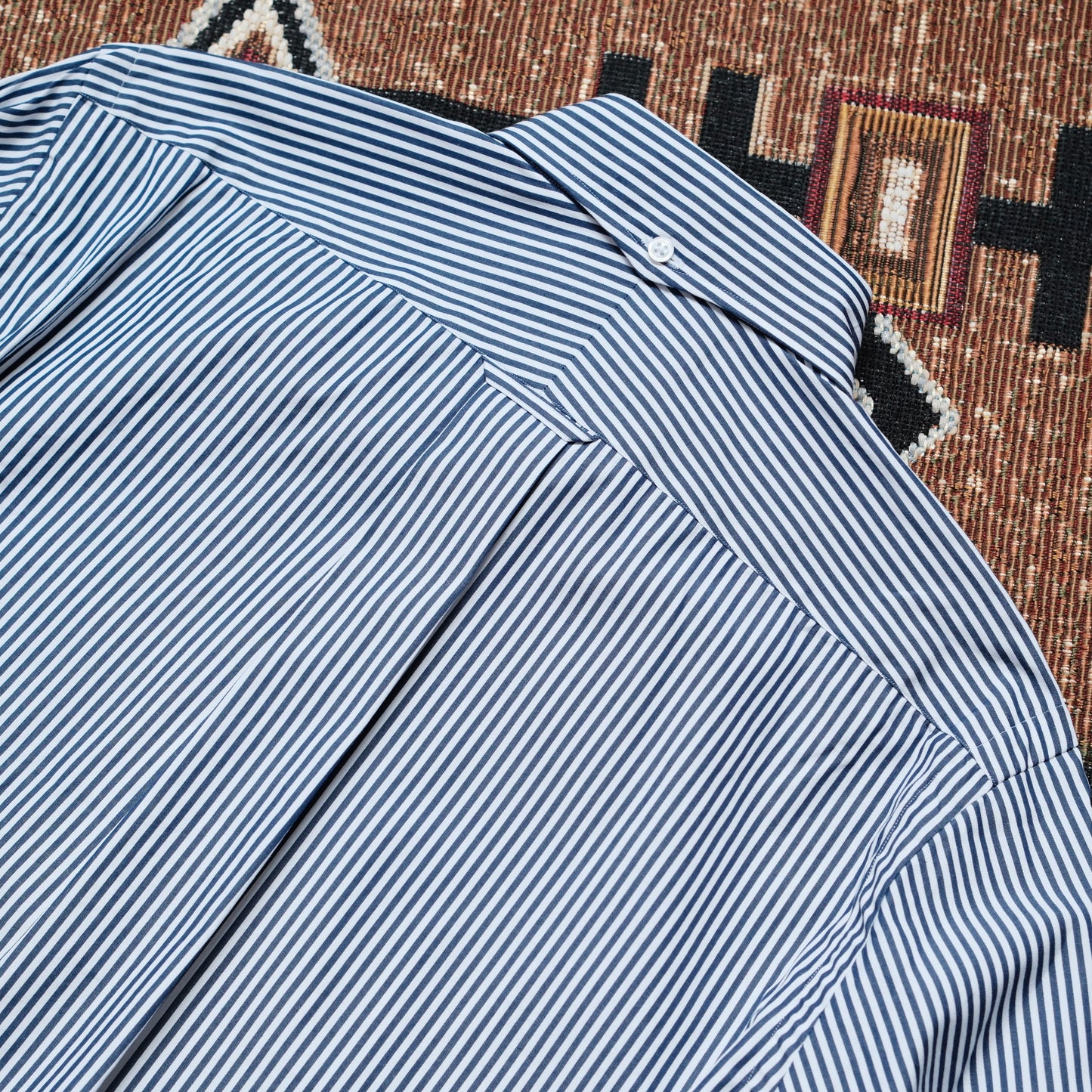 HAND ROOM Broad Stripe Button Down Shirt